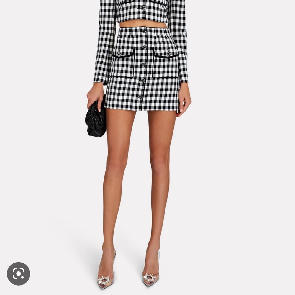SELF-PORTRAIT
Gingham Skirt